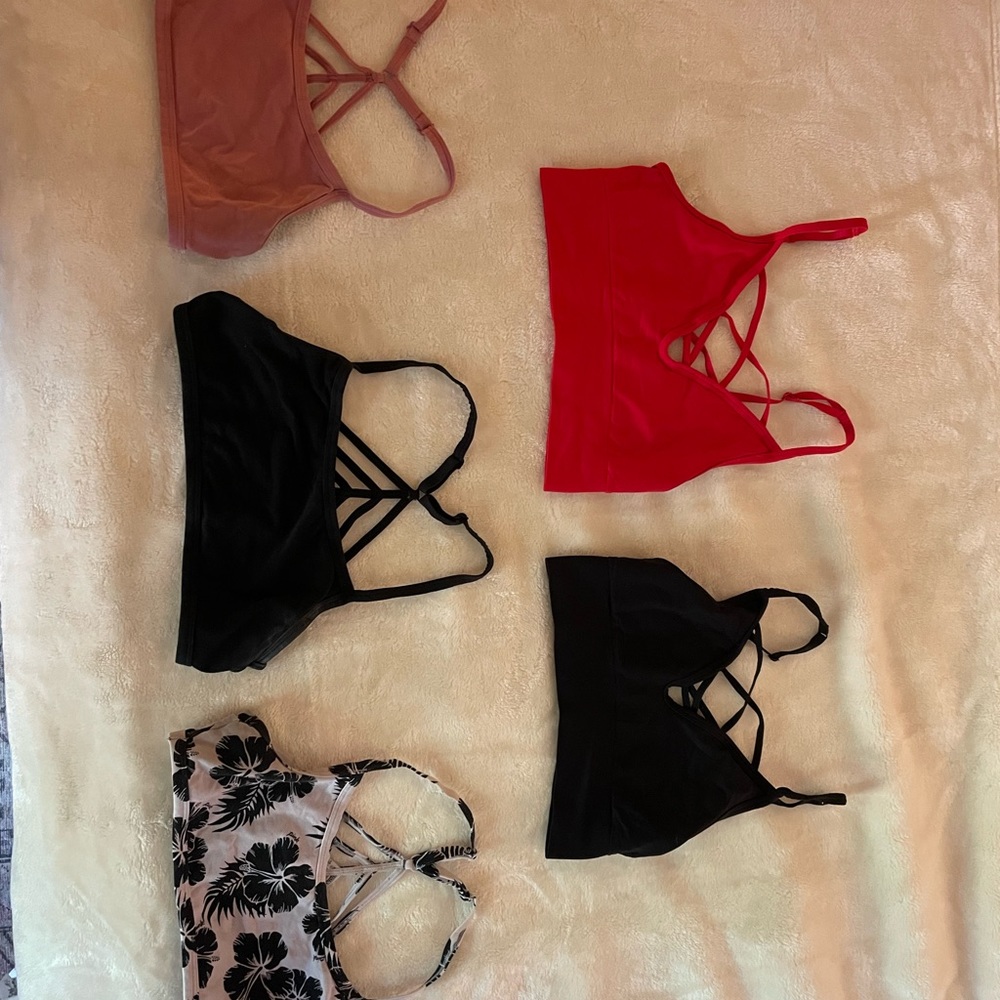 victoria secret pink bralette’s